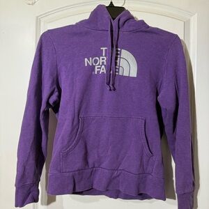 The North Face Purple Hoodie Size M